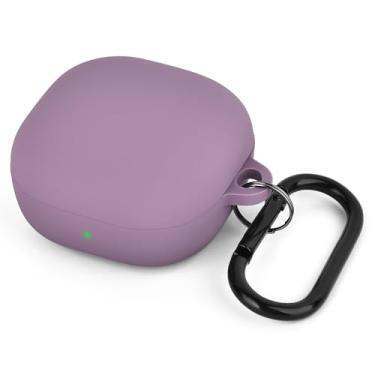 Imagem de AIRSPO Capa de silicone compatível com Samsung Galaxy Buds 2/Pro/Live/Pro 2/FE (Smokey Mauve)