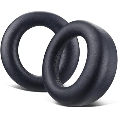 Imagem de SOULWIT Almofadas Auriculares de Substituição para Sony Playstation 5 Pulse PS5 3D Wireless Headset, Almofadas Auriculares com Espuma para Isolamento de Ruído - Couro de Proteína Preto