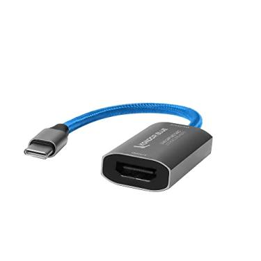 Imagem de KONDOR BLUE | Placa de captura USB-C para HDMI para transmissão ao vivo – Vídeo e áudio | Compatível com Zoom, Skype, OBS, ECamm, VLC, YouTube, Facebook e Restream + Mais | Azul