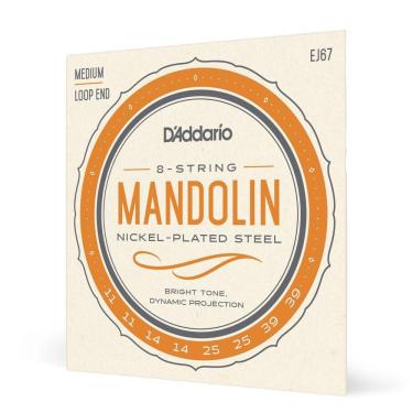 Imagem de Encordoamento Bandolim 11-39 D Addario Nickel Plated EJ67 [F035]