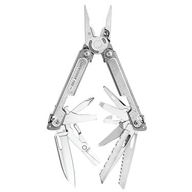 Imagem de LEATHERMAN, Multiferramenta P4 com trava magnética, ferramentas acessíveis à mão tamanho único e bainha de nylon premium e clipe de bolso, construído nos EUA