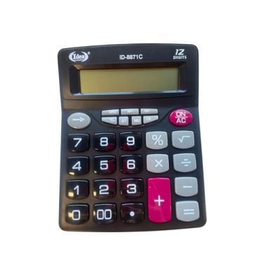 Imagem de Calculadora De Mesa Grande Eletrônica Id-8871 C/12 Digitos