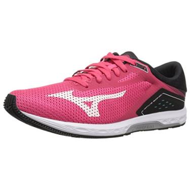Imagem de Mizuno Tênis de corrida feminino Wave Sonic, Violeta brilhante/preto, 7