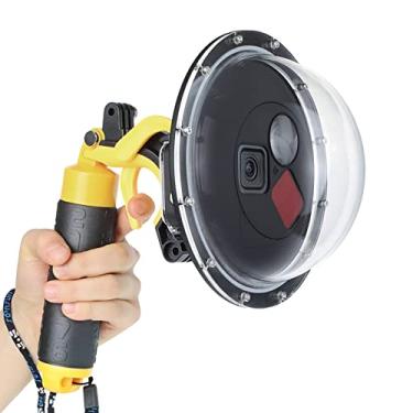 Imagem de SOONSUN Lente com porta de redoma de 15 cm com 3 filtros alternáveis para GoPro Hero 5 6 Hero 2018 Hero 7 Black com caixa de mergulho à prova d'água com alça flutuante e gatilho – 60 m (60 pés) Fotografia subaquática