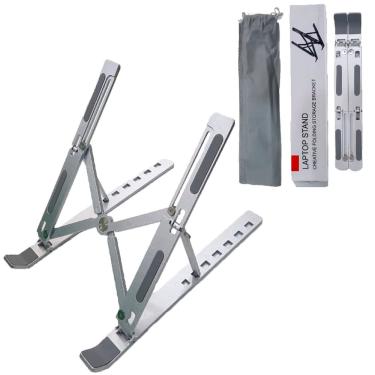 Imagem de Suporte todo em alumínio Para Notebook de mesa portatil  p2 bs07