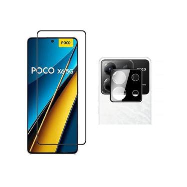 Imagem de Kit Película Cerâmica e Película de Câmera Compatível Com Poco X6 5G -