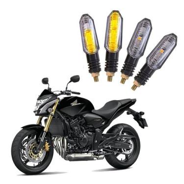 Imagem de Kit 4 Setas Sequenciais Pisca de Led Universal Modelo P50S Moto CB 600