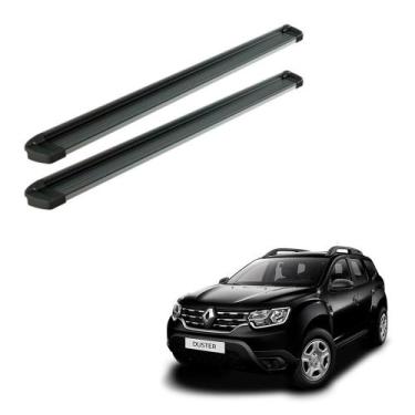 Imagem de Estribo Duster 2012 2013 2014 2015 2016 Preto Frente Polida - Bepo