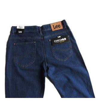 Imagem de Calça Jeans Lee Chicago Masculina Tradicional 100% Algodao Cintura Alt