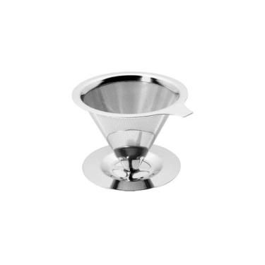 Imagem de Filtro Coador de Café de Inox - Pequeno - CAN.U.DO