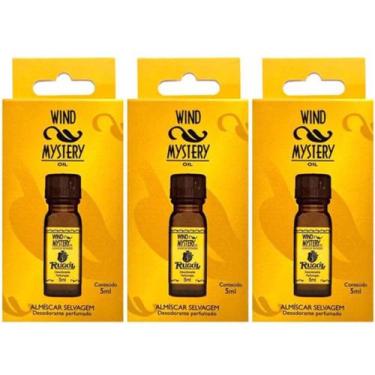 Imagem de Almiscar Selvagem Wind Mystery Óleo Perfumado 5ml - 3 Unid - Rugól
