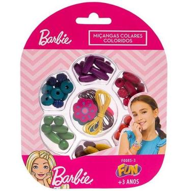 Imagem de Miçangas Grandes Colares Coloridos Barbie FUN F0085-3