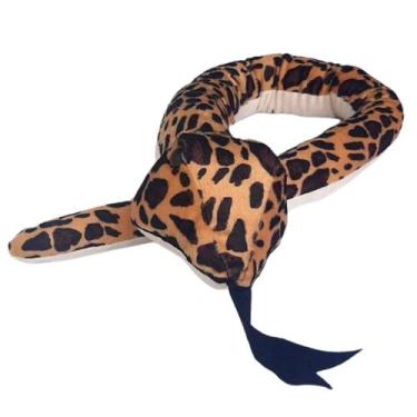 Imagem de Cobra de Pelúcia Camuflada 133 cm Antialérgica - Mirante Brasil