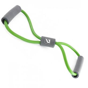 Imagem de Elástico Extensor em Oito Tensão Média LIVEUP LS3202/M, Médio, Verde