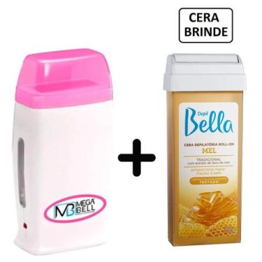 Imagem de Kit Aquecedor Depilador Elétrico Depilação Cera Quente Mel - DEPIL BEL