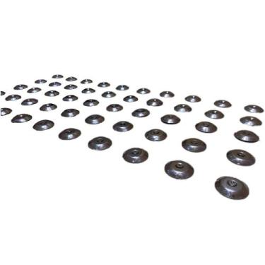 Imagem de Elemento tátil inox alerta parafusado liso - LAGGE ACESSIBILIDADE, ALE