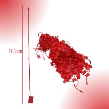 Imagem de Lacre De Autenticidade Vermelho - Para Artesanato Tag - Roupa - Pacote