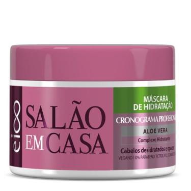 Imagem de Eico Máscara Hidratação Salão Em Casa Cronograma Antifrizz Maciez Bril