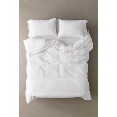 Imagem de Capa de Edredom Duvet Casal 220x240cm - Branco C/ Zíper + Fronha - FAS