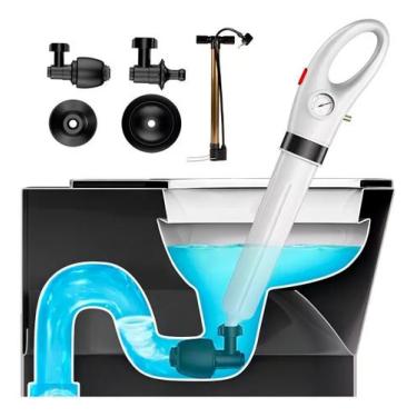 Imagem de Desentupidor Ar Alta Pressão Forte Pia Vaso Cano Blaster - KF