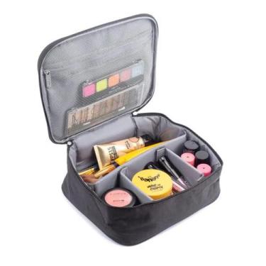 Imagem de Necessaire Feminina Masculina Organizadora Maquiagem Viagem - PGB, Pre