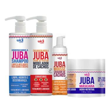 Imagem de Kit Encaracolando A Juba Shampoo, Mousse, Máscara Widi Care