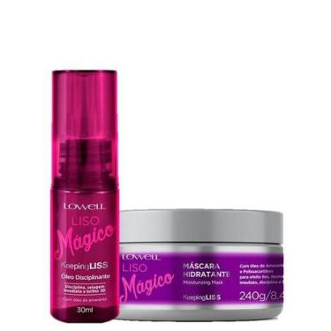 Imagem de Lowell Keeping Liss Liso Magico Oleo Finalizador 30ml e Mascara Hidrat