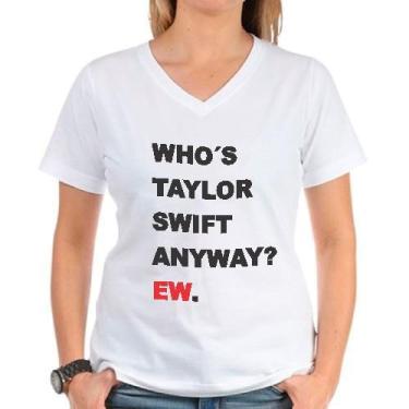Imagem de Camiseta Baby Look Whos Taylor Swift Anyway EW. - Original Uniformes, 