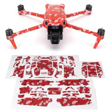 Imagem de WRAPGRADE Adesivos compatíveis com DJI Air 3 | Full Wrap (Super Red Dot Camo)
