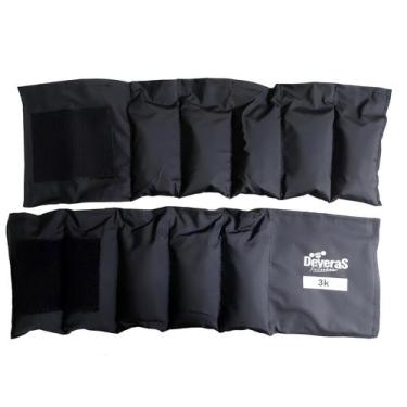 Imagem de kit halter peso musculação halteres 2 kg tornozeleira peso caneleira d