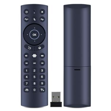 Imagem de Controle remoto de voz universal Bluetooth 5.0, controle remoto de voz sem fio USB de 2,4 G, suporte a mouse remoto com aprendizado infravermelho, para PC, projetor, Smart TV, Android TV Box (G20S Pro