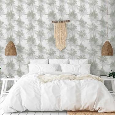 Imagem de Papel de Parede Giulia Palmeira 6788-10 - Rolo 10m x 0,53m - NOVAMUR