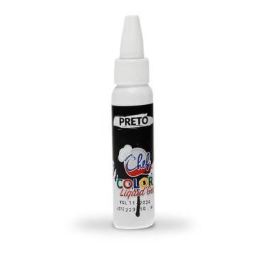 Imagem de Corante Preto Liquid Gel 25g Iceberg Chef Original