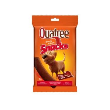 Imagem de Quatrre Snacks Bifinhos Sabor Carne 60G - Magnus