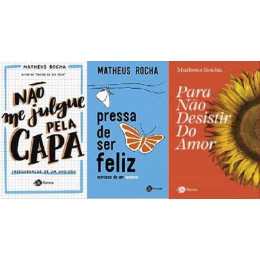Imagem de KIT 3 LIVROS MATHEUS ROCHA Para não Desistir do Amor + Pressa de ser f