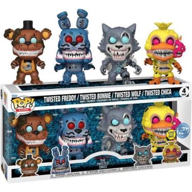 Imagem de Funko Pop Five Nights At Feddy Exclusive The Twisted 4 Pack, colorido