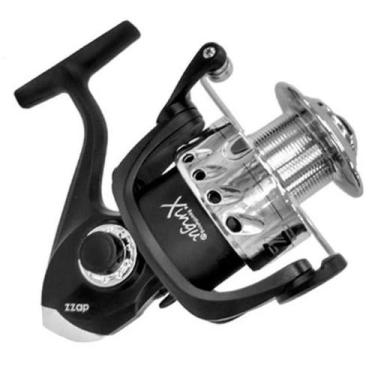 Imagem de Molinete zzap 6000 xingu 3 rolamentos - Polo Imports, Cinza claro