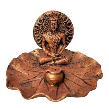 Imagem de Incensário em Resina Pratinho Buda Hindu Porta Incenso p/ incenso Pali