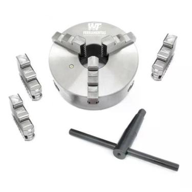 Imagem de Placa para torno 3 castanhas universais 8" 200mm  - WTOOLS