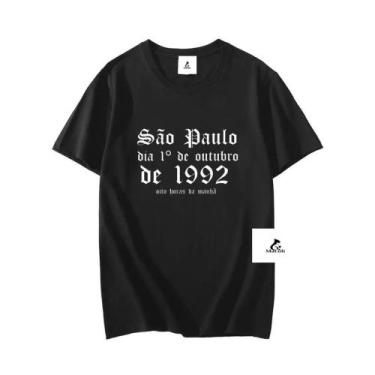 Imagem de Camiseta 100% Algodão Diário de Um Detento Racionais Mc's Rapper Blusa