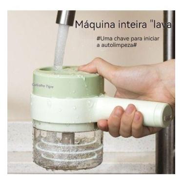 Imagem de Processador Elétrico Cortador E Fatiador De Legumes Inovador - oem