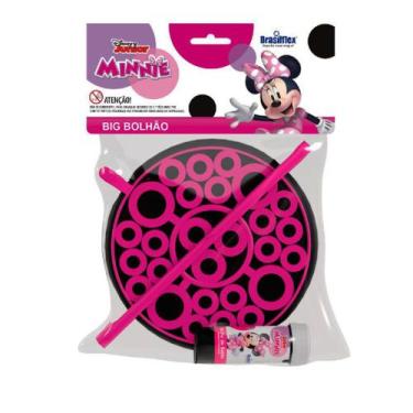Imagem de Lança Bolhas De Sabão Big Bolhão Personagem Minnie Com Refil - Brasilf