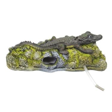 Imagem de Enfeite Para Aquário - Jacaré Móvel - Aquaria