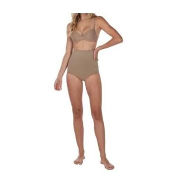 Imagem de Calcinha Feminina Cintura  Alta  Fio Modeladora Hope Bonjour, P, Choco