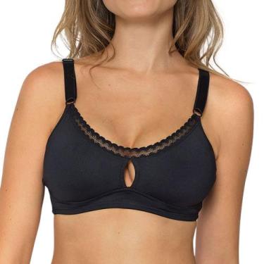 Imagem de Sutiã Sustentação Morisco 4490 Microfibra, Mrcpr, Preto, 52