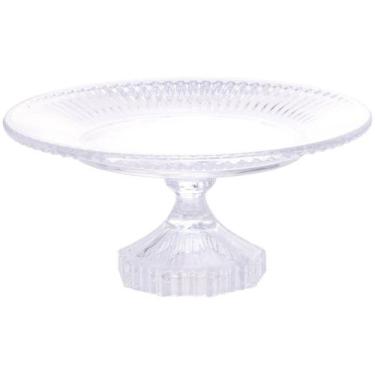 Imagem de Prato para Bolo de Cristal Lyor Redondo - Renaissance 18,6cm