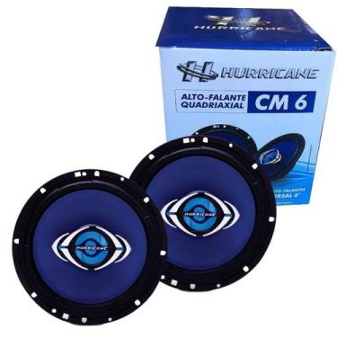 Imagem de Alto Falante Hurricane Cm6 6 Polegadas Quadrixial 130 Watts Rms