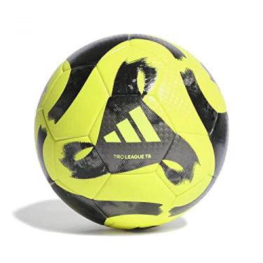 Imagem de adidas TIRO LGE TB Syello/Preto/IRONMT Bola de Futebol/Futebol (Thermal-BONDING) HZ1295 para Unissex Solar Amarelo Tamanho 4