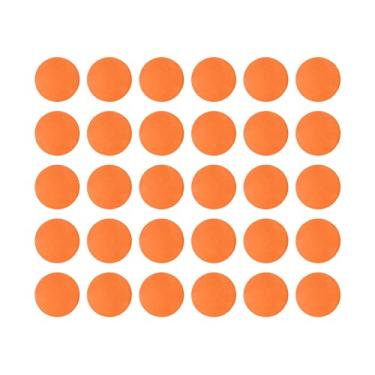 Imagem de 30 Bolas de Espuma Eva de 21 5mm, Bolas de Prática de Espuma Macia para Treinamento Interno e Externo, Amarelo G Enquanto Sua Construção Garante o Uso (Laranja)