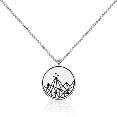 Imagem de OKEYCH Colar A Court of Thorns and Roses Joia Noturna de Liga Metálica para Fãs da Série e Leitores em Geral